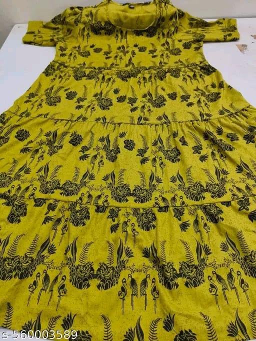 Women's Rayon A-Line Midi Dress, Red and White Floral Print, Short Sleeves, Tiered Design, Round Neck, Summer Wear (in, Alpha, XL, MINTGREEN)