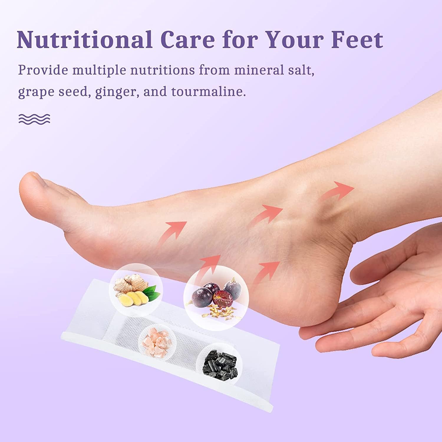 Detox Health Foot patches, Cleansing Toxin Remover Natural organic Foot Patch, Detoxification Stress Relief Sleep Patch, Pain Relief Detox pad, For Men & Women (PACK OF 50)