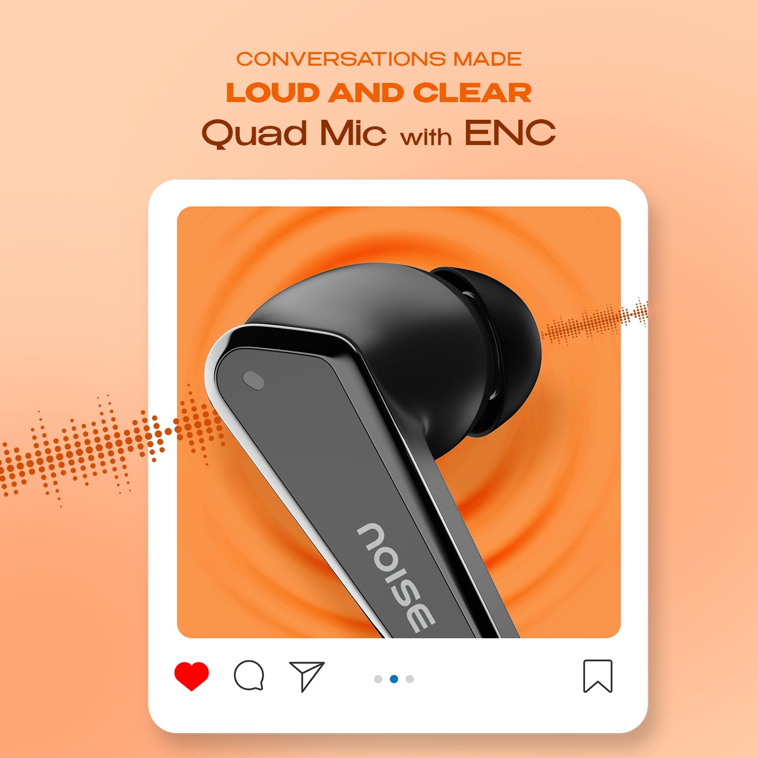 Noise Buds N1 Truly Wireless Earbuds with Chrome Finish, 40H of Playtime, Quad Mic with ENC, Ultra Low Latency Gaming (Up to 40 Ms), Instacharge(10 Min=120 Min), Bluetooth V5.3(Carbon Black)