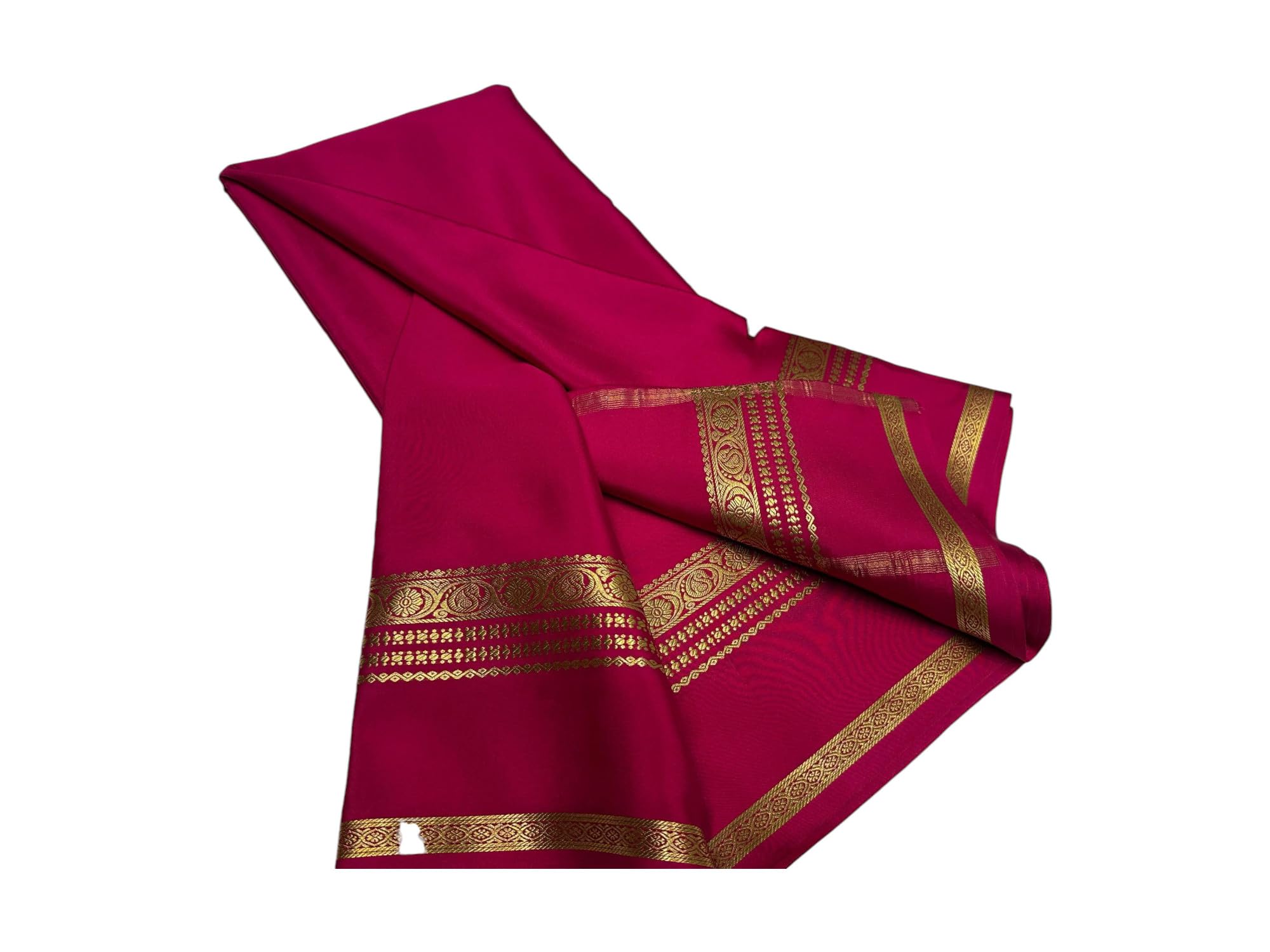 LUREE STYLE Women's Mysore Silk Saree Elegant Handwoven Traditional Saree with Vibrant Patterns, Perfect for Festivals, Weddings, and Special Occasions