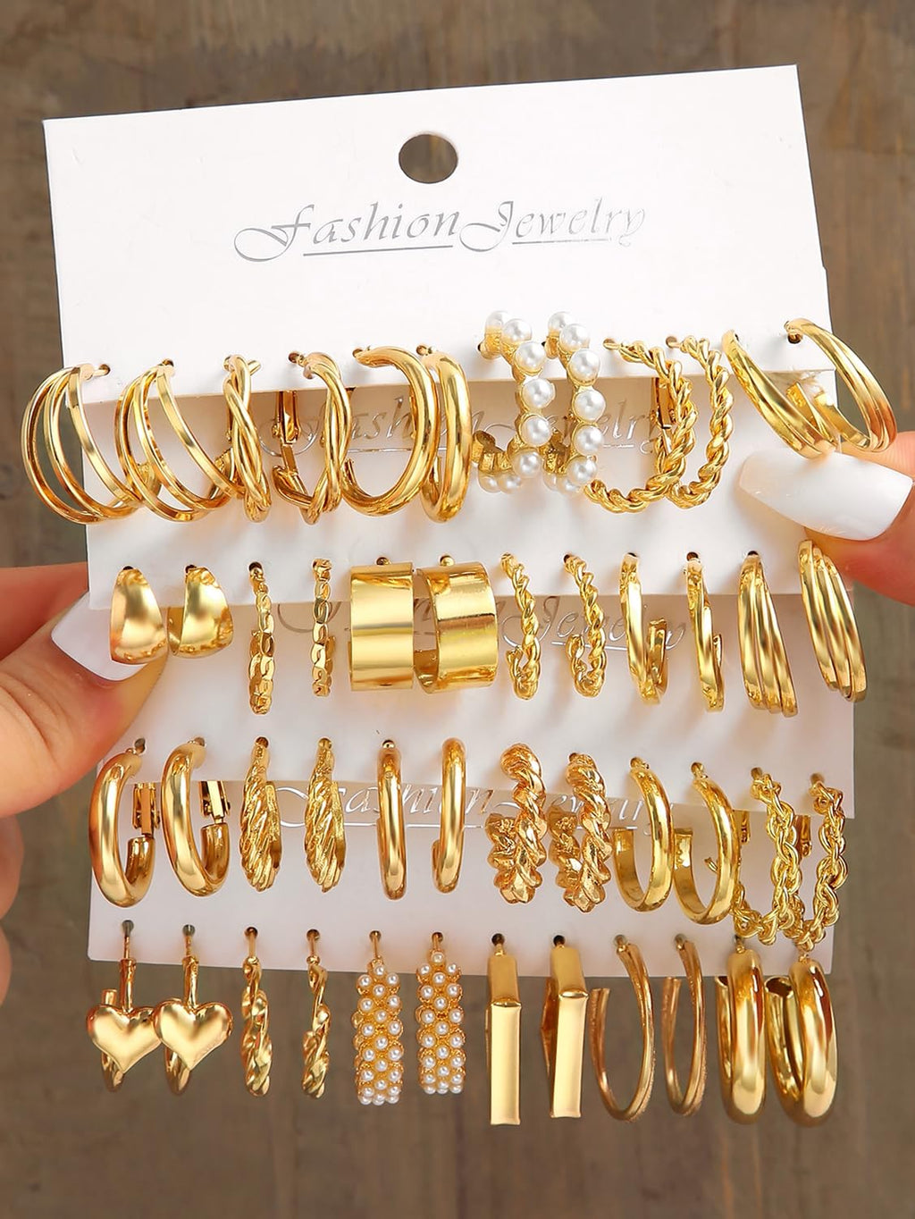 Shining Diva Fashion 24 Pairs Combo Set Latest Stylish Hoop Earrings for Women and Girls (15723er)