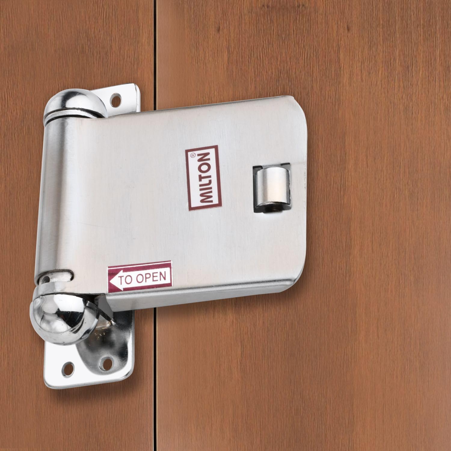 Milton SONET SS Concealed Door Closer, Automatic Self-Closing Mechanism with Installation Hardware