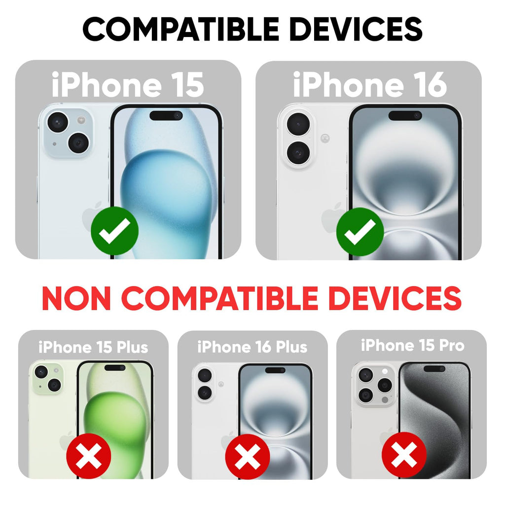 POPIO Military-Grade Gorilla Tempered Glass For iPhone 15 / iPhone 16 | 9H Hardness, Edge-to-Edge, Bubble-Free