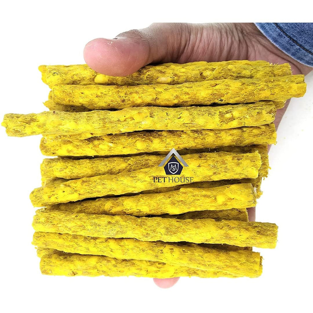 MS PET HOUSE Dog Chew Sticks Munchy Stick Mix Flavours 900 Gram Dogs Snacks, Treats (450G Chicken Flavor and 450G Mutton Flavor Pack of 1), All Life Stages