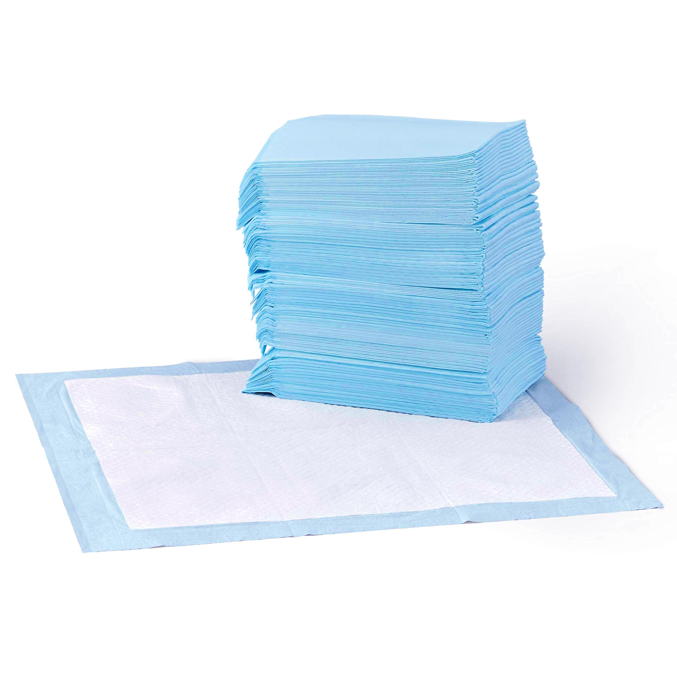 AmazonBasics Pet Pee Pads for Potty Training| Standard | Regular 56 x 56cms | 50 Pieces | Leak-Proof Quick Dry Design, 5-Layer Design, for Small Dogs and Puppies (Standard, Regular Size, 50 Pads)
