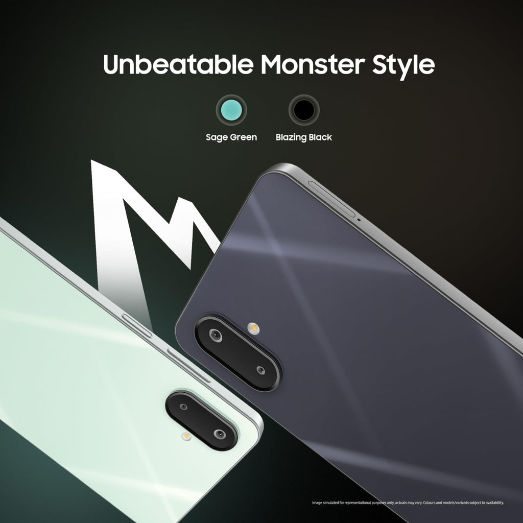 Samsung Galaxy M06 5G Mobile (Sage Green, 4GB RAM, 128GB Storage) | MediaTek Dimensity 6300 | AnTuTu 623K+ | 12 5G Bands | 25W Fast Charging | 4 Gen OS Upgrades | 50MP Camera | Without Charger