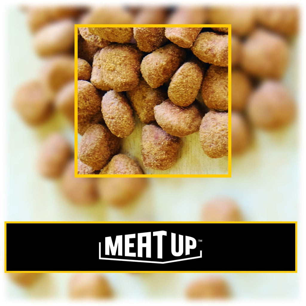 Meat Up Adult Dry Dog Food 6kg (3kg + 3kg) | Chicken Flavour | Glucosamine for Healthy Joints & Bones | Enriched with Vitamins & Minerals | Supports Digestive Health