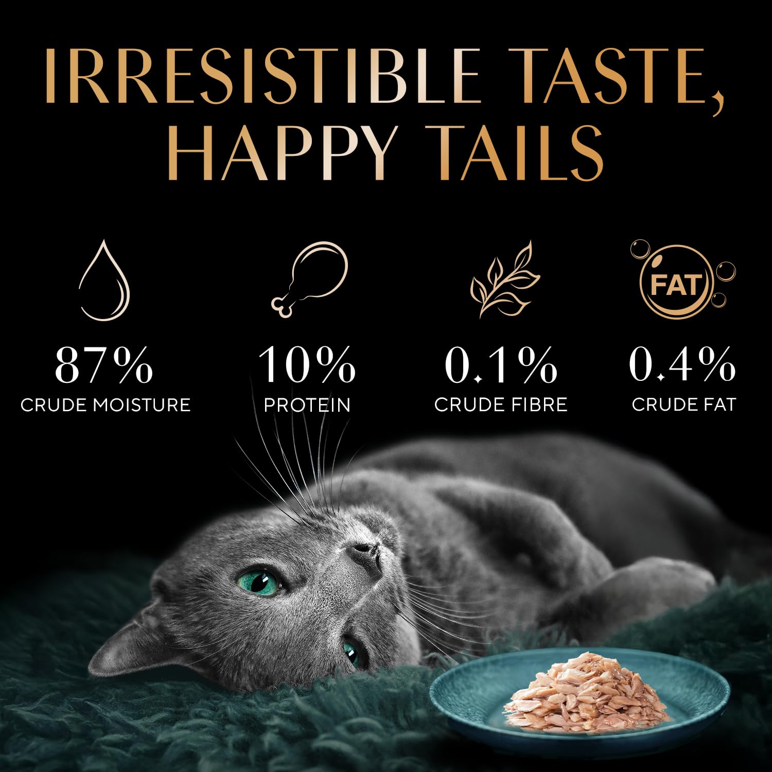 Sheba Rich Premium Adult (1+ Years) Wet Cat Food, Fish with Sasami Flavour, 35 g Pouch (Pack of 12), High-moisture wet food for healthy hydration