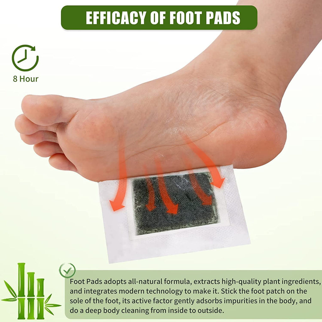 SWAMINE Detox Foot Patches Pain Relief Detox Patch Cleansing Toxin Remover Foot Pads Detoxify Stress Relief Sleep Patch For Detoxification For Men And Women (100 Patches)