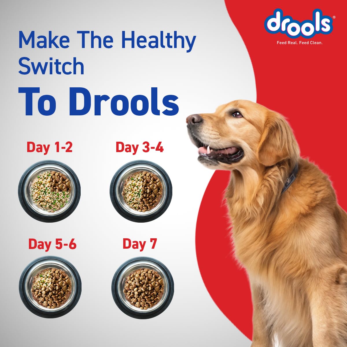 Drools Adult Dry Dog Food 10kg | Chicken Flavour | Optimum Protein & Energy Ratio | High-Grade Protein with Vitamins & Minerals | Easily Digestible for Optimum Performance