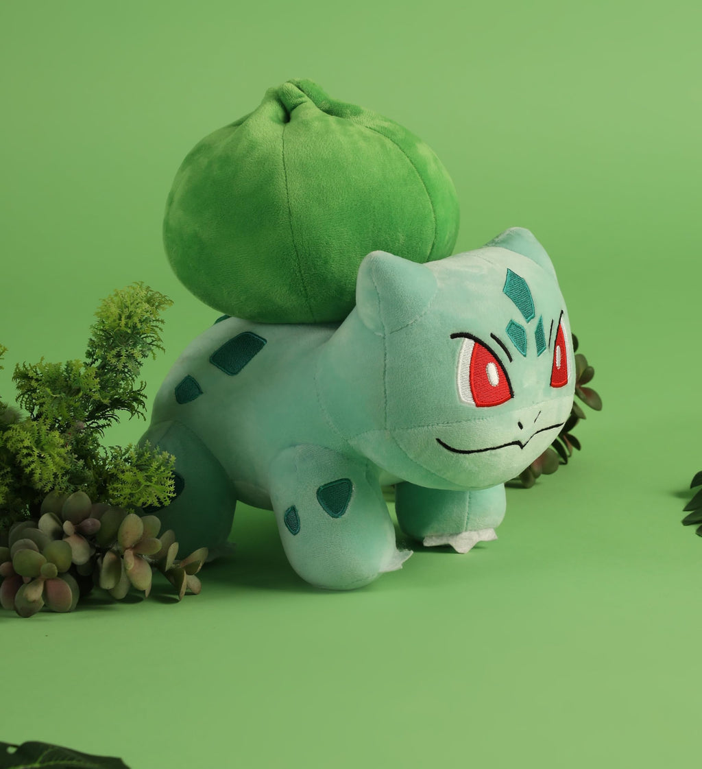 Mirada Pokémon Bulbasaur Soft Plush Toy – 22cm | Official Licensed Cute Green Stuffed for Kids, Boys & Girls | Super Soft & Comfortable Plush | Ideal Gift for Birthday & Festivals