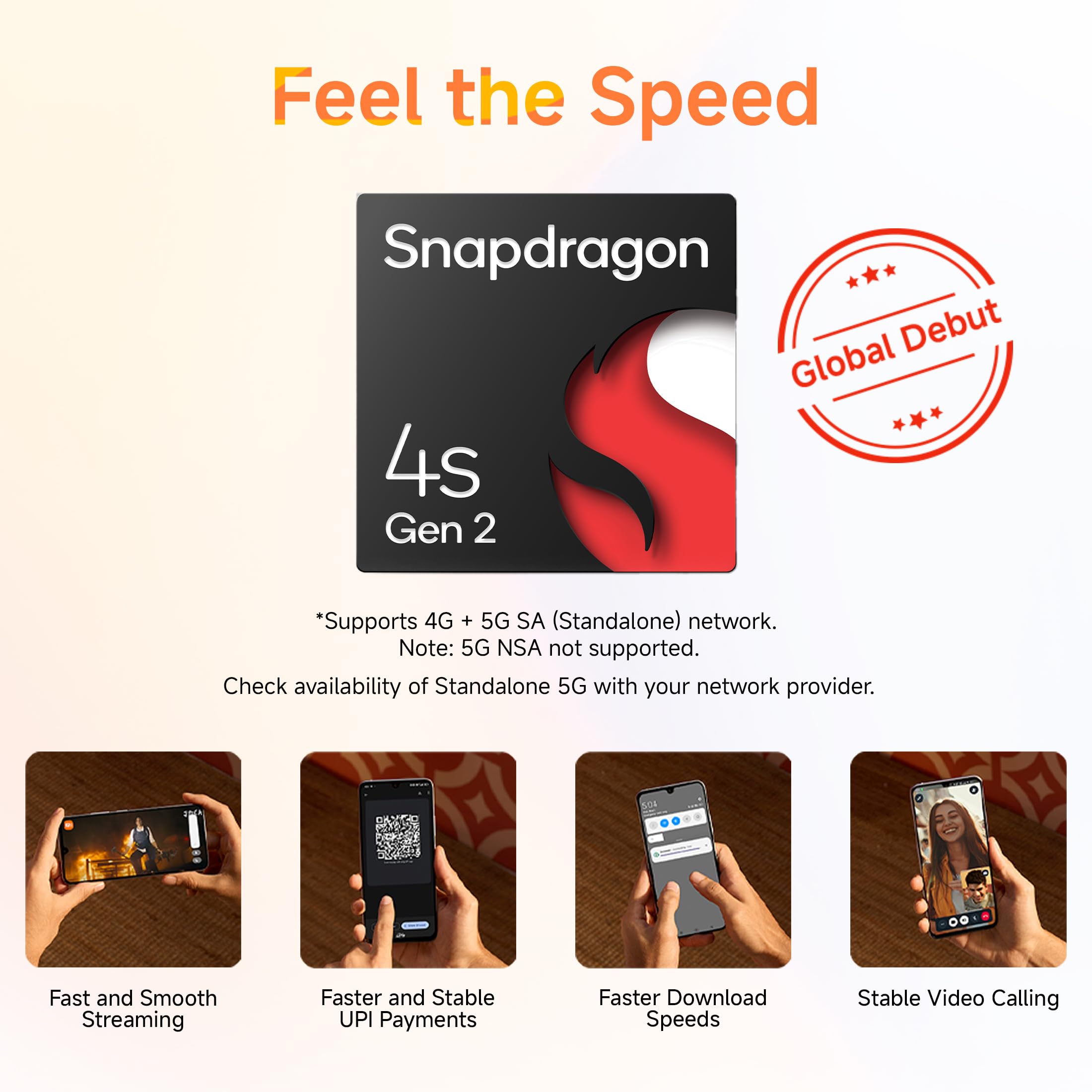 Redmi A4 5G (Sparkle Purple, 4GB RAM, 128GB Storage) | Segment Largest 6.88in 120Hz | 50MP Dual Camera | 18W Fast Charging | Charger in the Box