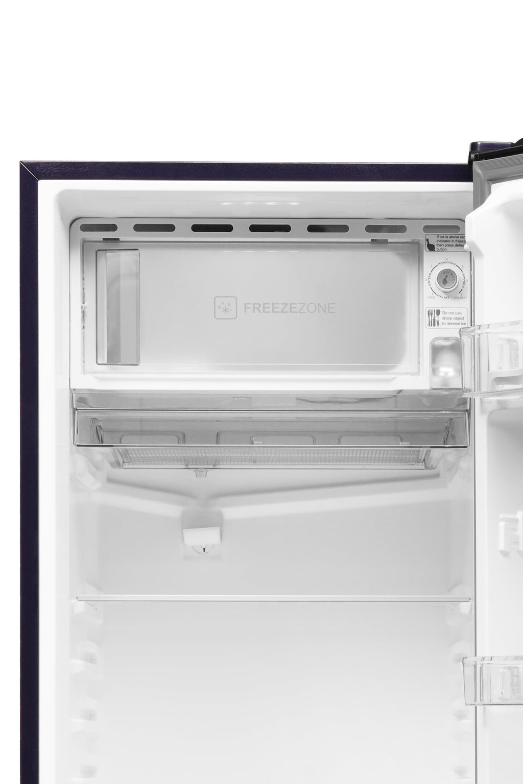 Haier 190L 4 Star Direct Cool Single Door Refrigerator | Toughened Glass Shelves | Fast Ice Making in Just 60 minutes | Large Veg Box| Easy Clean Back (HED-204TMIBA-N, Marine Ivy, Base Stand)