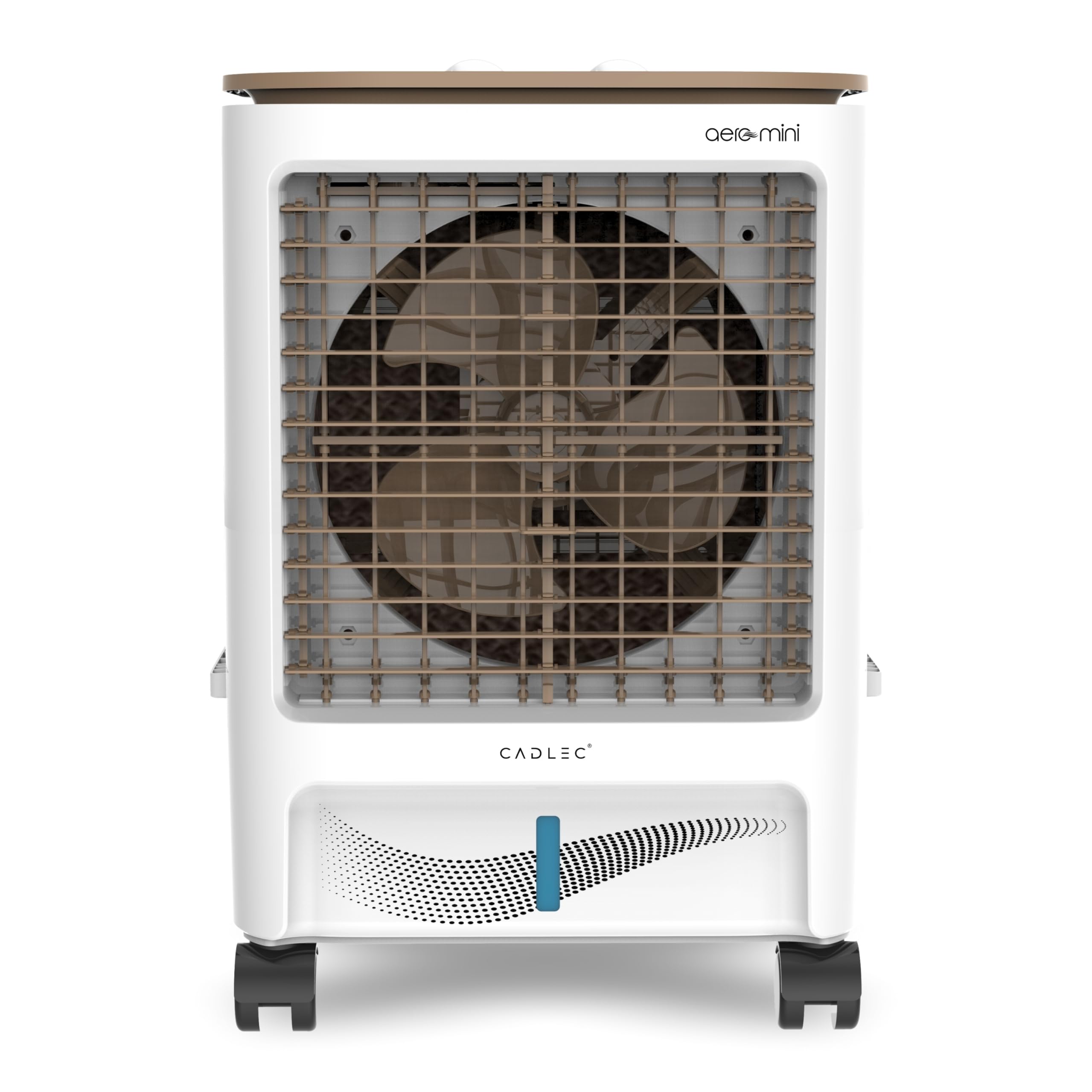 Cadlec AeroMini 20L Personal Air Cooler For Home, High Speed Fan with Powerful Air Throw, Inverter Compatible, Anti-Bacteria Honeycomb Pad, 3 Year Warranty | White