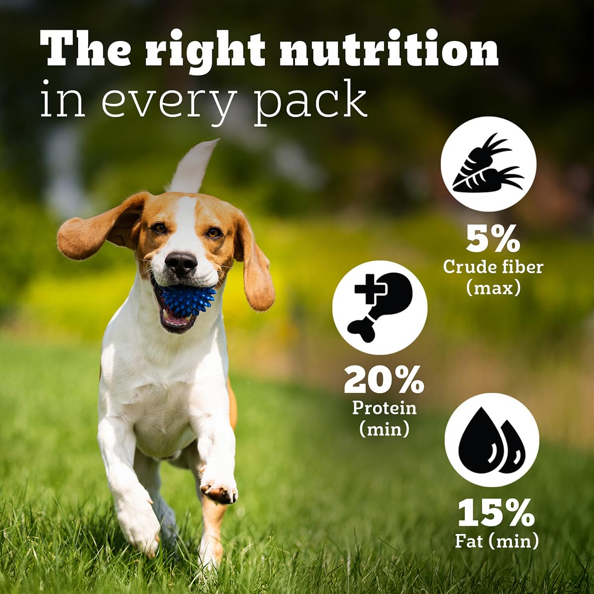 Pedigree PRO Adult Small Breed, 3 kg Dry Dog Food, Vet Trusted Brand, Expert Nutrition, Quality Protein, 33% More Nutrients (9 Months Onwards)