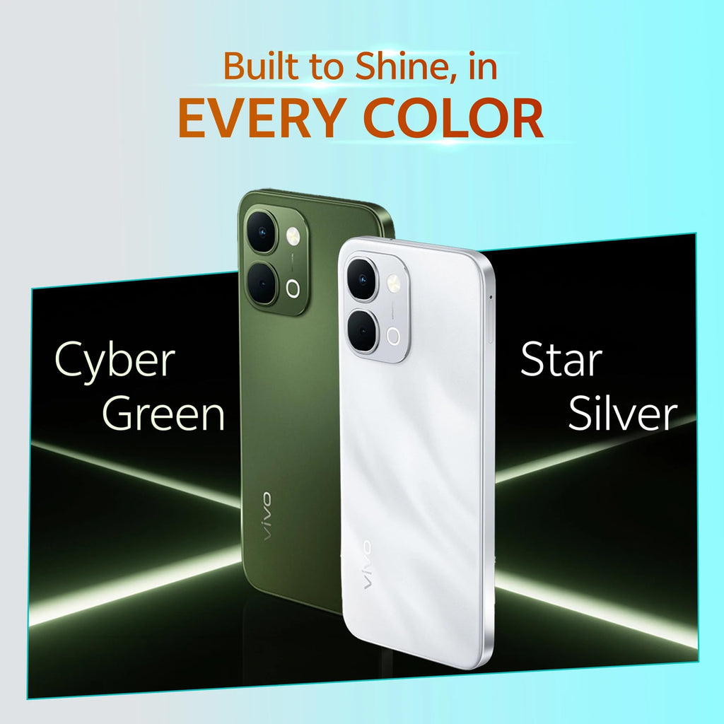 vivo T5X 5G (Star Silver, 6GB RAM, 128GB Storage) | 7200mAh Battery | 50MP Dual Camera | 32MP Selfie Camera | 6.76" HD+ Display | Dimensity 7400-Turbo Processor