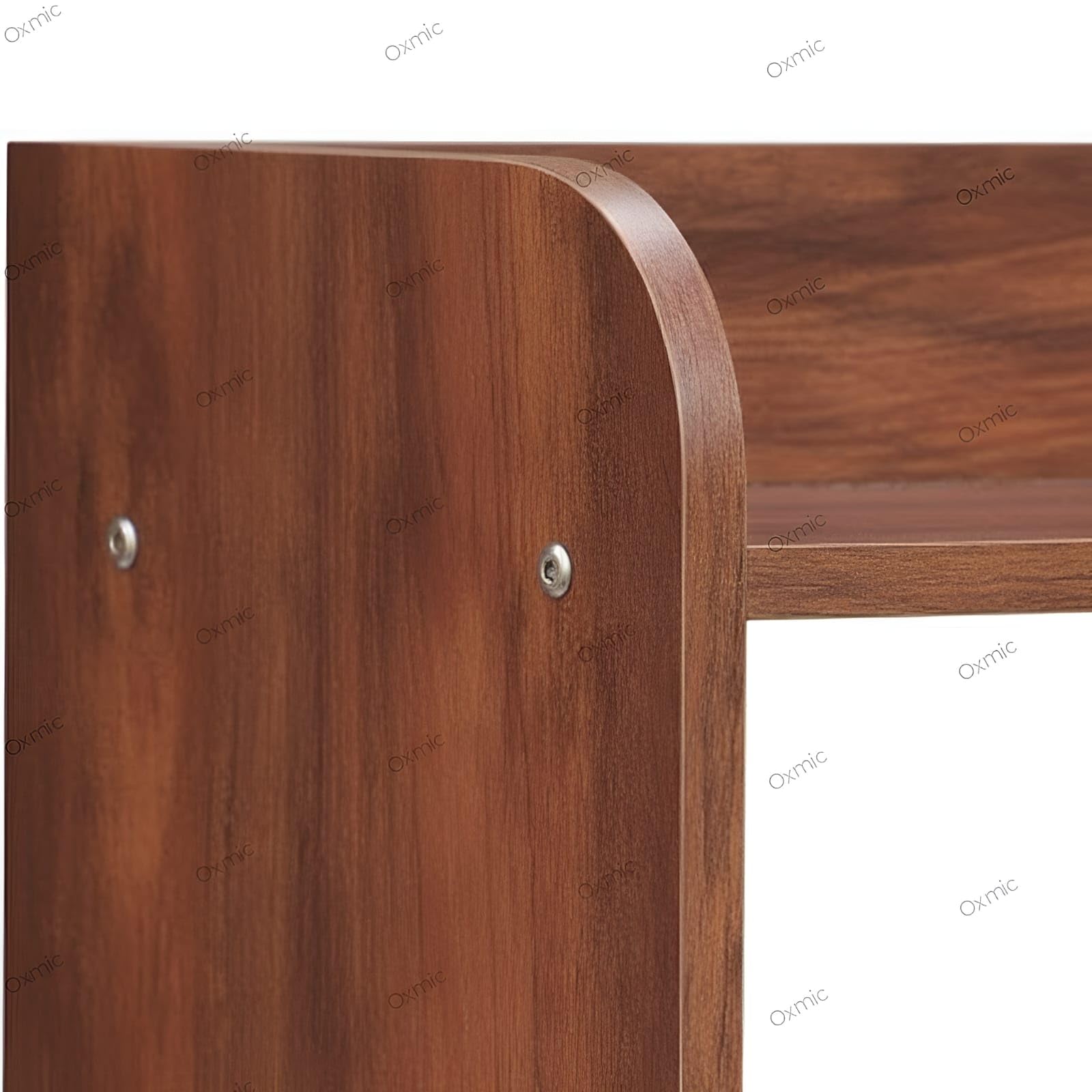 Shoper cart Side Tables for Bedroom, Bed Side Tables for Bed Room, Wooden End Table with Open Shelves, Bedside Table with Storage, Natural Wood Finish (Rustic)
