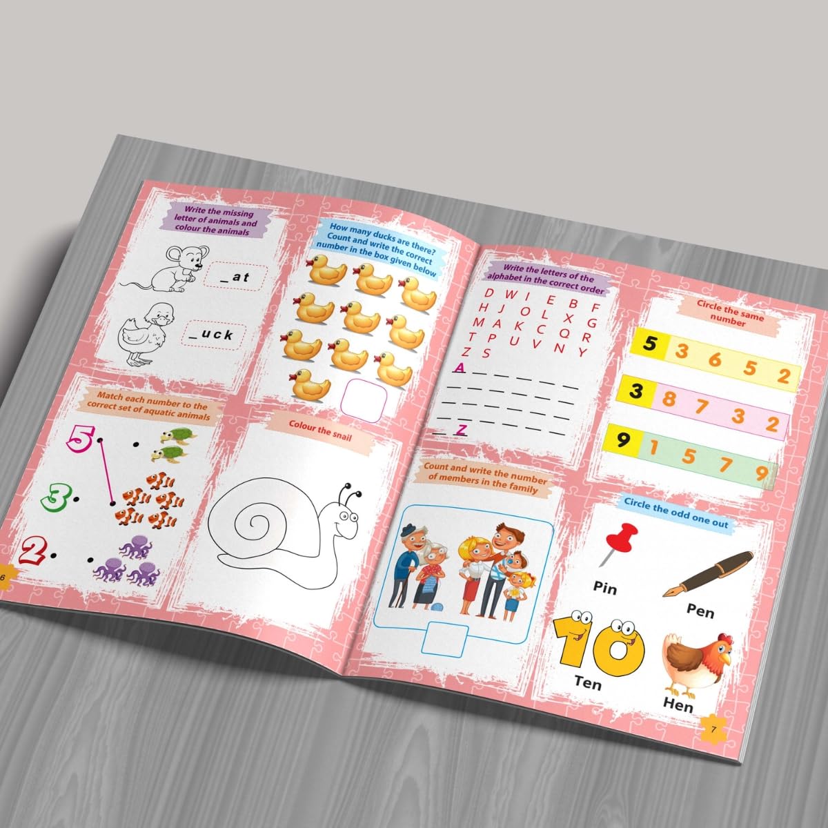 Brain Activity Book for Kids - 200+ Activities - Kids Activity Book - Early Learning - Activities for Children - Maths, English, Mazes, Spot the Differences, Word Search