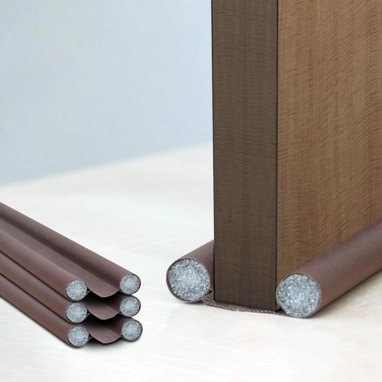 VOOY Door Bottom Sealing Strip Guard for Home | (39 inches, Pack of 3) | Door Stoppers | Door Seal | Door Closers | Sound-Proof Reduce Noise Energy Saving Weather Stripping | Waterproof (3)