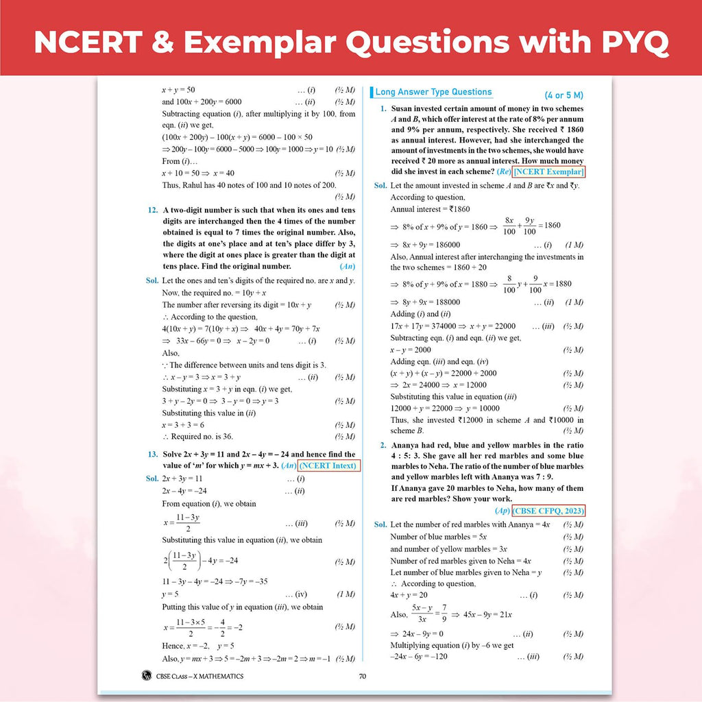 PW CBSE Question & Concept Bank (QCB) Class 10 Maths (Standard) Chapter-wise and Topic-wise Solved Questions By Ritik Mishra For 2027 Board Exams with 50% Competency Based Question