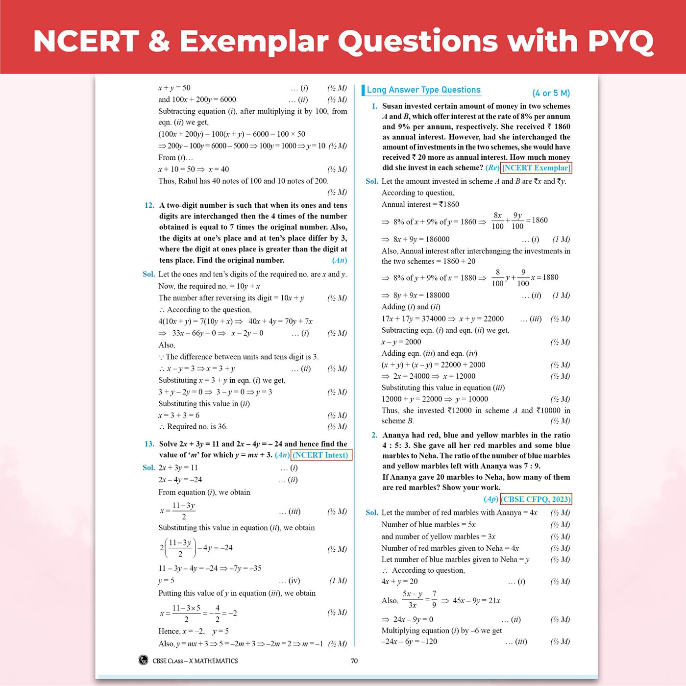 PW CBSE Question & Concept Bank (QCB) Class 10 Maths (Standard) Chapter-wise and Topic-wise Solved Questions By Ritik Mishra For 2027 Board Exams with 50% Competency Based Question