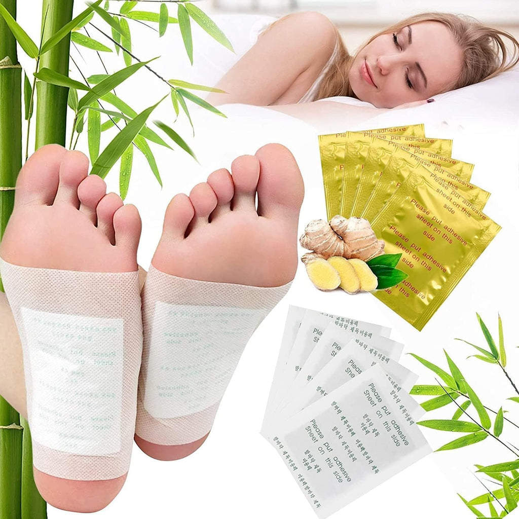 Detox Health Foot patches, Cleansing Toxin Remover Natural organic Foot Patch, Detoxification Stress Relief Sleep Patch, Pain Relief Detox pad, For Men & Women (PACK OF 50)
