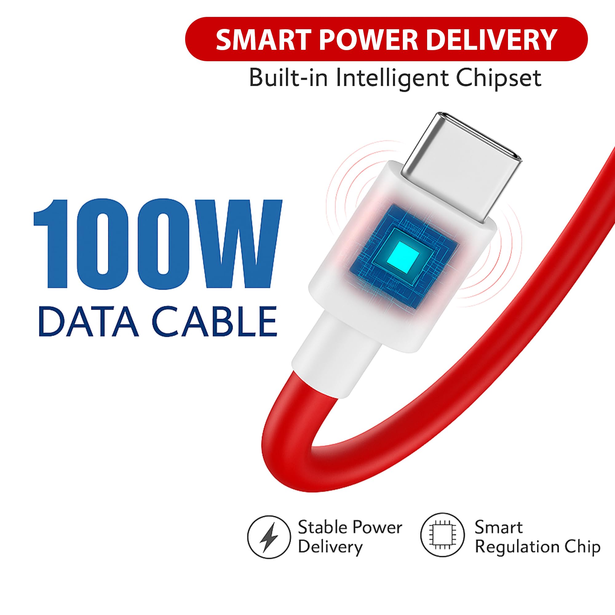 100W Fast Charging cable USB-A to Type-C Compatible with OnePlus 15/15R13/13R/12R/12/11/11R/10/10R/9/9R/8/8T,Nord 5/4/3/2,CE4/3/2/Lite Support all USB to Type-C Devices BY APFEN®
