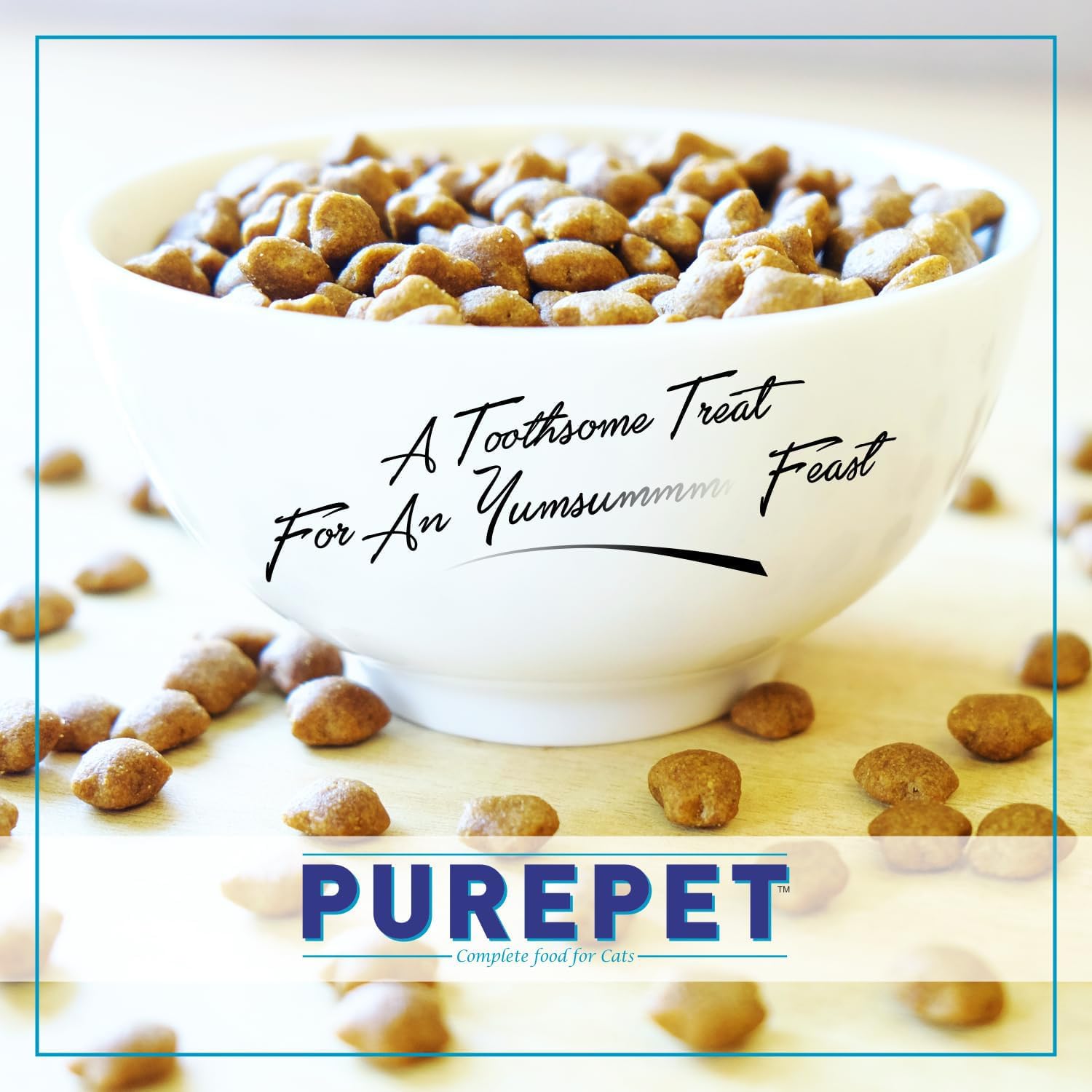 Purepet Adult Dry Cat Food 1kg | Ocean Fish Flavour | Hairball Protection | Heart Care with Taurine | Skin & Coat Health