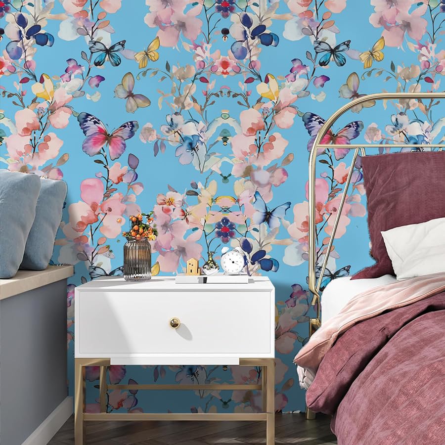 ROSASTELLA Self Adhesive Decorative Peel Stick Waterproof Wallpaper Wall Decor Removable Wall Paper for Living Room Hall Decoration PVC Vinyl DIY Contact Paper 45x304cm