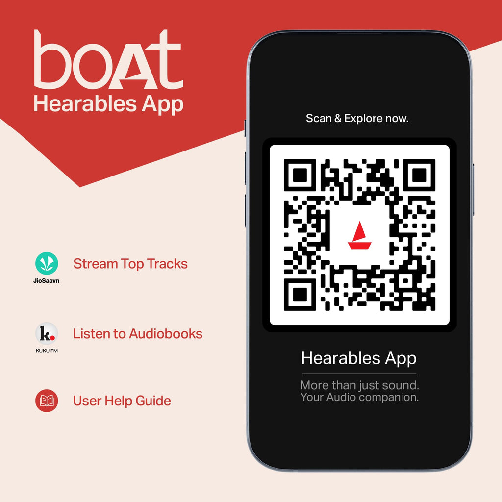 Boat Rockerz 113, 40H Battery, Dual Pair, Fast Charge, ENx Tech, Stream Ad Free Music via App Support, Magnetic Buds, Bluetooth Neckband, Wireless with Mic in Ear Earphones (Active Black)