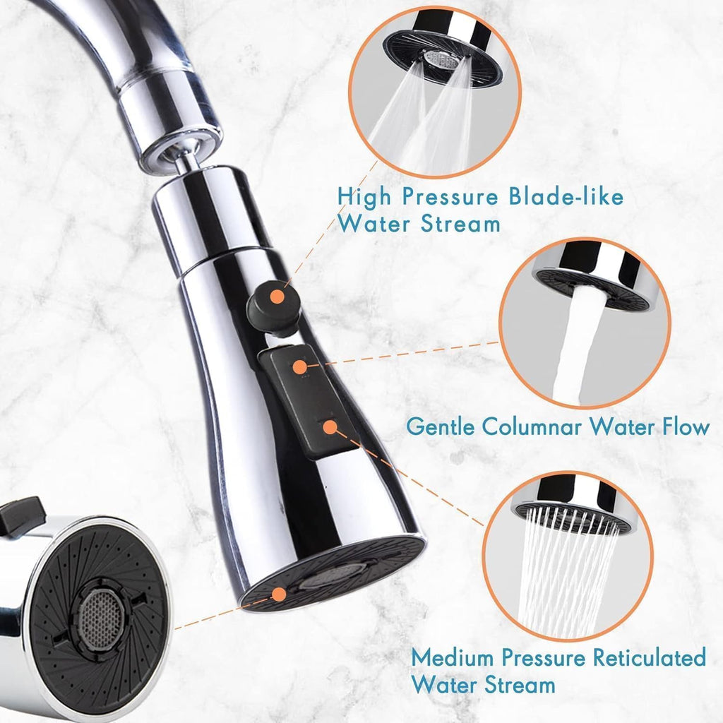 Tap Extender for Kitchen Sink, Flexible Faucet with Tap Extension for Convenient Use Upgrade Your Kitchen Sink with Flexible Tap for Easy Access