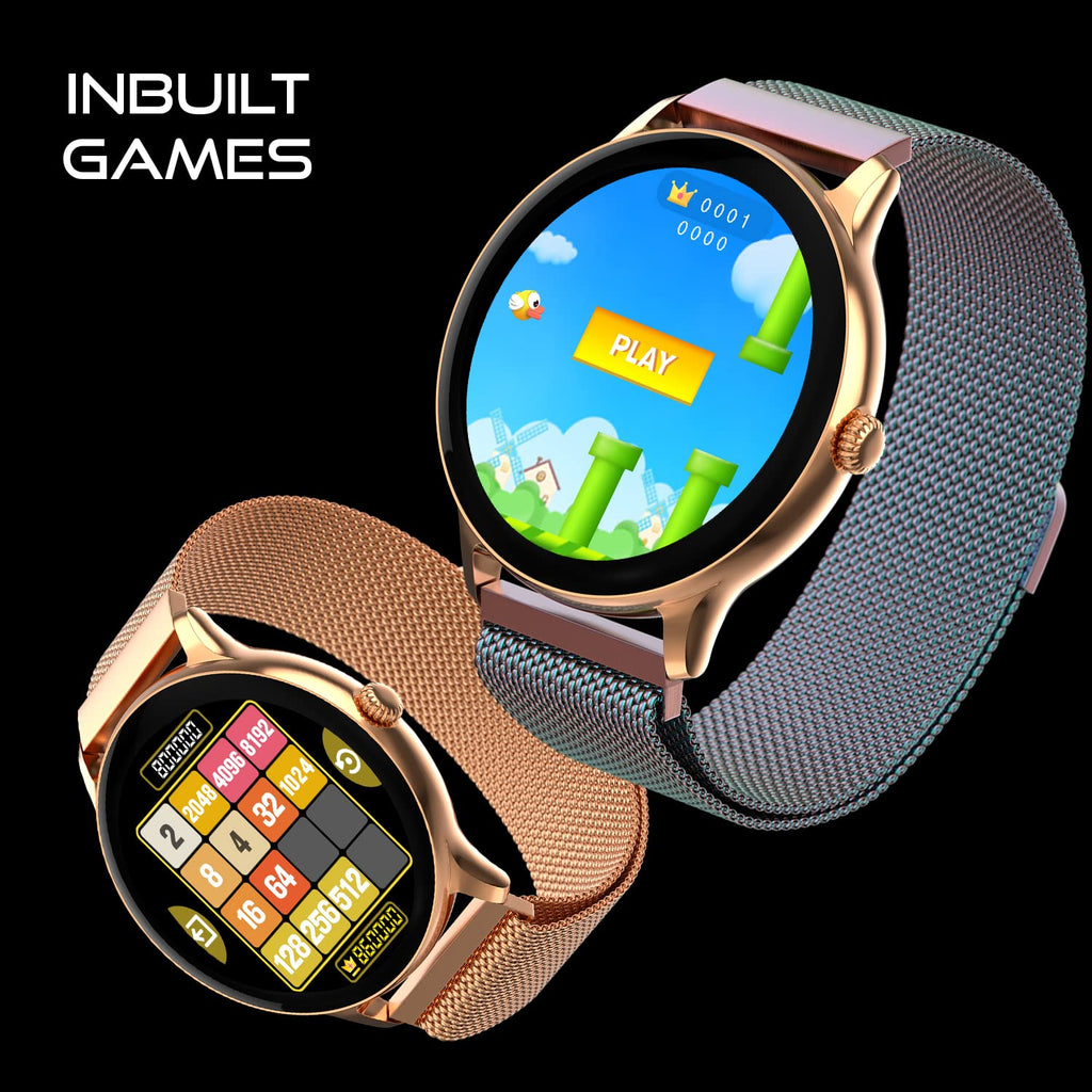 Fire-Boltt Phoenix Ultra Smart Watch 1.39" HD Display, Bluetooth Calling, AI Voice Assistant, 120 Sports Modes, IP67 Waterproof, SpO2 Monitor Smart Watch for Man & Woman - Gold