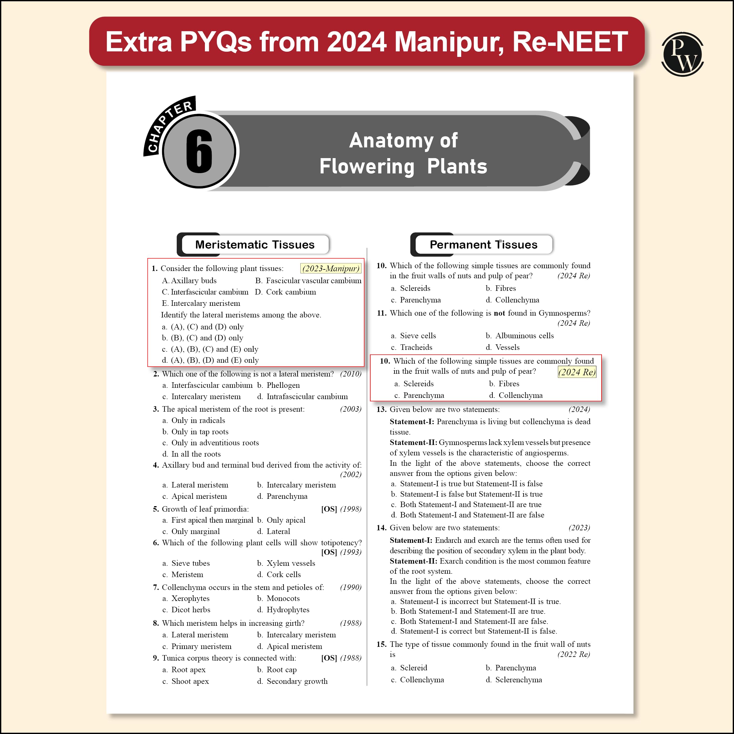 PW 38 Years NEET Previous Year Solved Question Papers Physics, Chemistry and Biology PYQ Combo Set of 3 Books (2025 - 1988) Chapterwise Topicwise Solutions For NEET Exam 2026 [Paperback] PW
