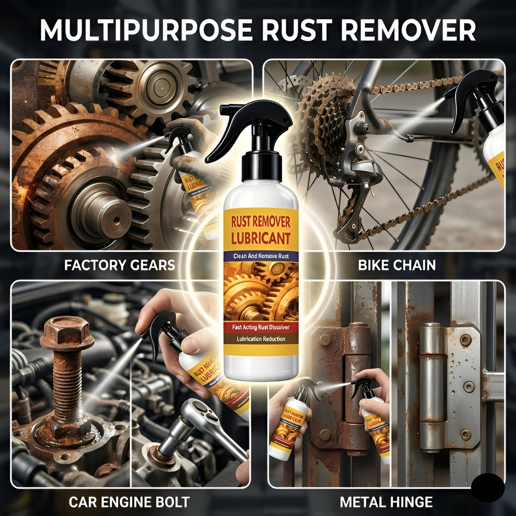 Anti - Rust Lubricant Spray & Rust Remover 200ml | Multi-Purpose Anti-Rust Spray for Metal Parts | Lubricating for Hinges, Nuts, Bolts, Tools & Machinery, Pack of 1