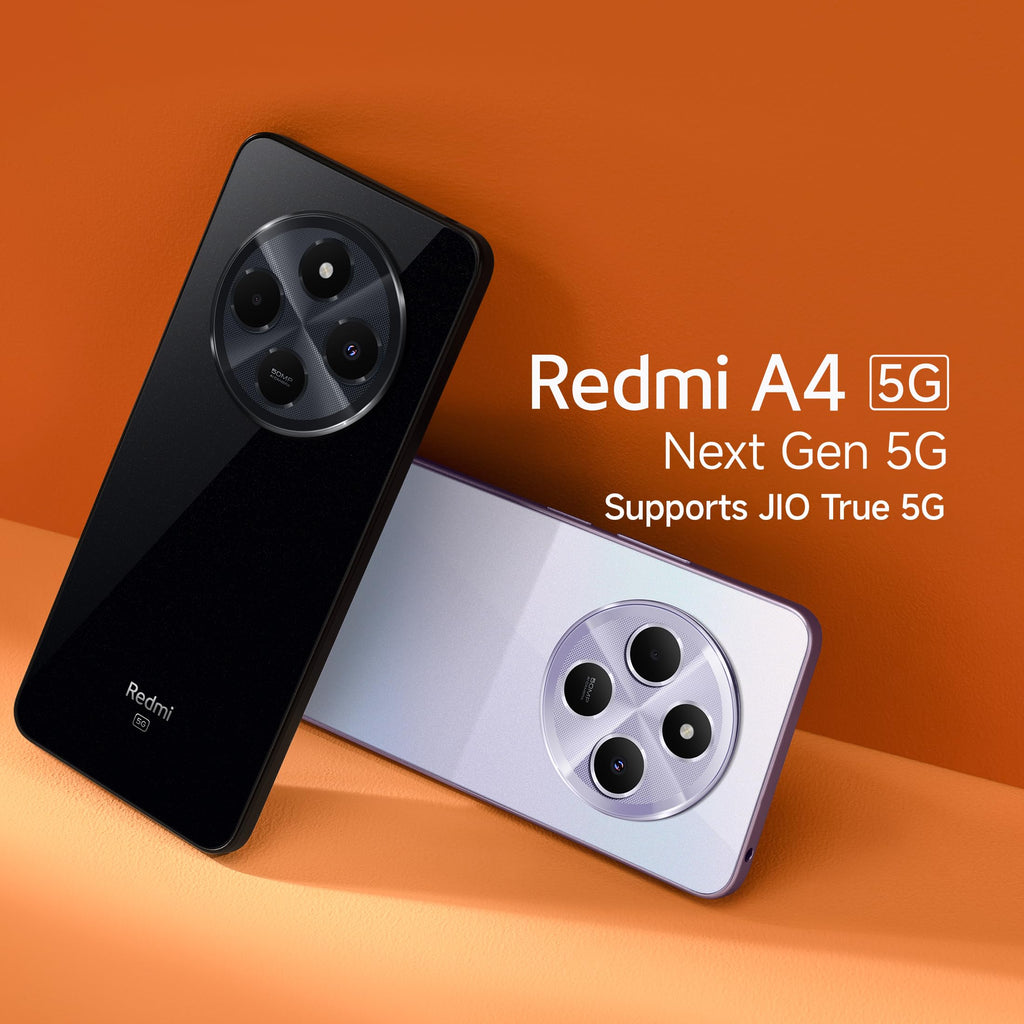 Redmi A4 5G (Sparkle Purple, 4GB RAM, 128GB Storage) | Segment Largest 6.88in 120Hz | 50MP Dual Camera | 18W Fast Charging | Charger in the Box