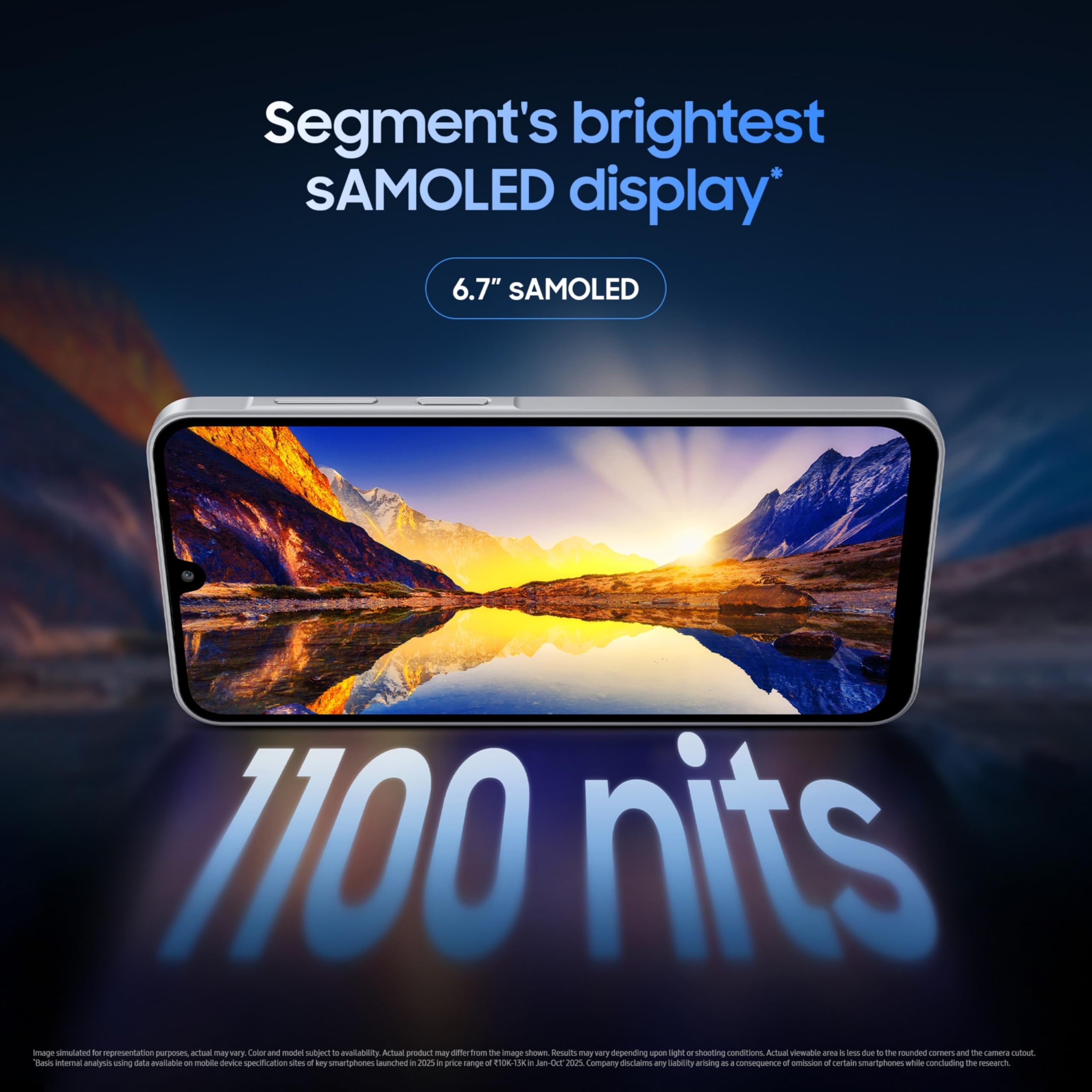 Samsung Galaxy M17 5G Mobile (Sapphire Black, 6GB RAM, 128GB Storage) | 50MP OIS Triple Camera | Gorilla Glass Victus | IP54 | 6 Gen OS Upgrades | AI | Gemini Live | Lag-Free Gaming | Without Charger