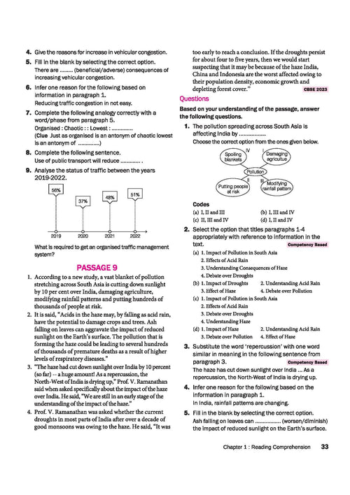Arihant All in One English Language & Literature Class 10 for CBSE Exams 2025-26 | Revised Edition as per latest syllabus | CBQs, Focused Theory, Reading, Writing, Grammar & Literature, Review Exercises, Sample Papers