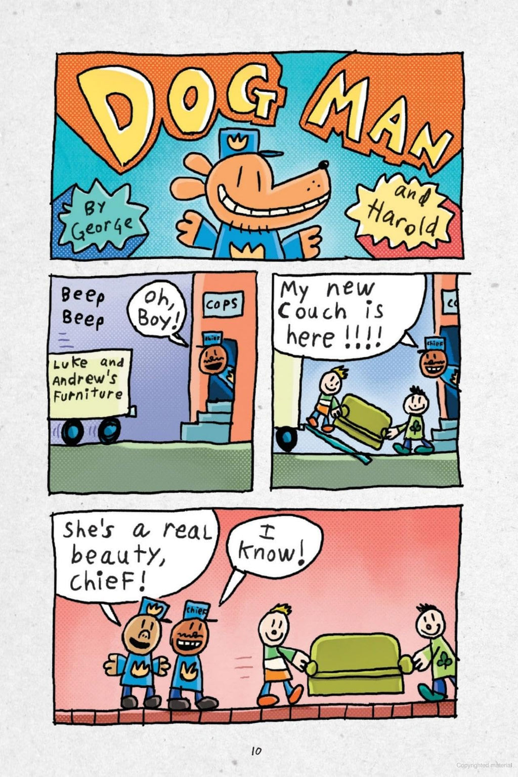 Scholastic Dog Man 1