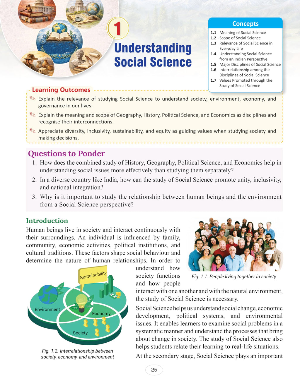Full Marks Discover Social Science Part-1 Textbook for Class 9 | Based on New NCERT Syllabus | Aligned with NEP 2020 & NCF-SE 2023 | For 2027 Examination