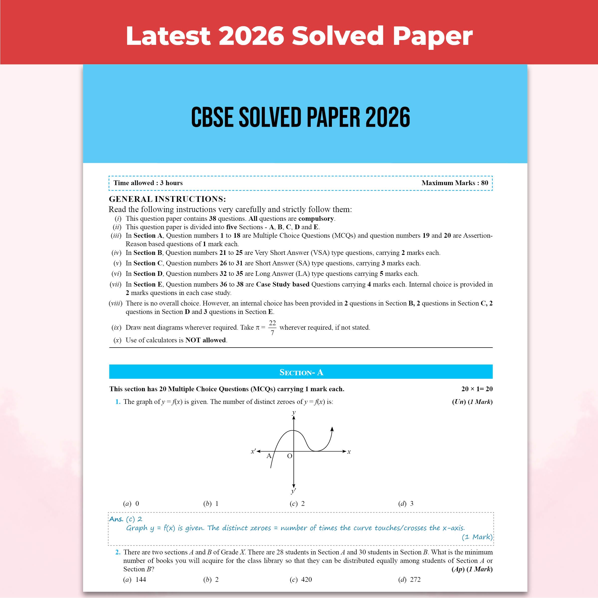 PW CBSE Question & Concept Bank (QCB) Class 10 Maths (Standard) Chapter-wise and Topic-wise Solved Questions By Ritik Mishra For 2027 Board Exams with 50% Competency Based Question