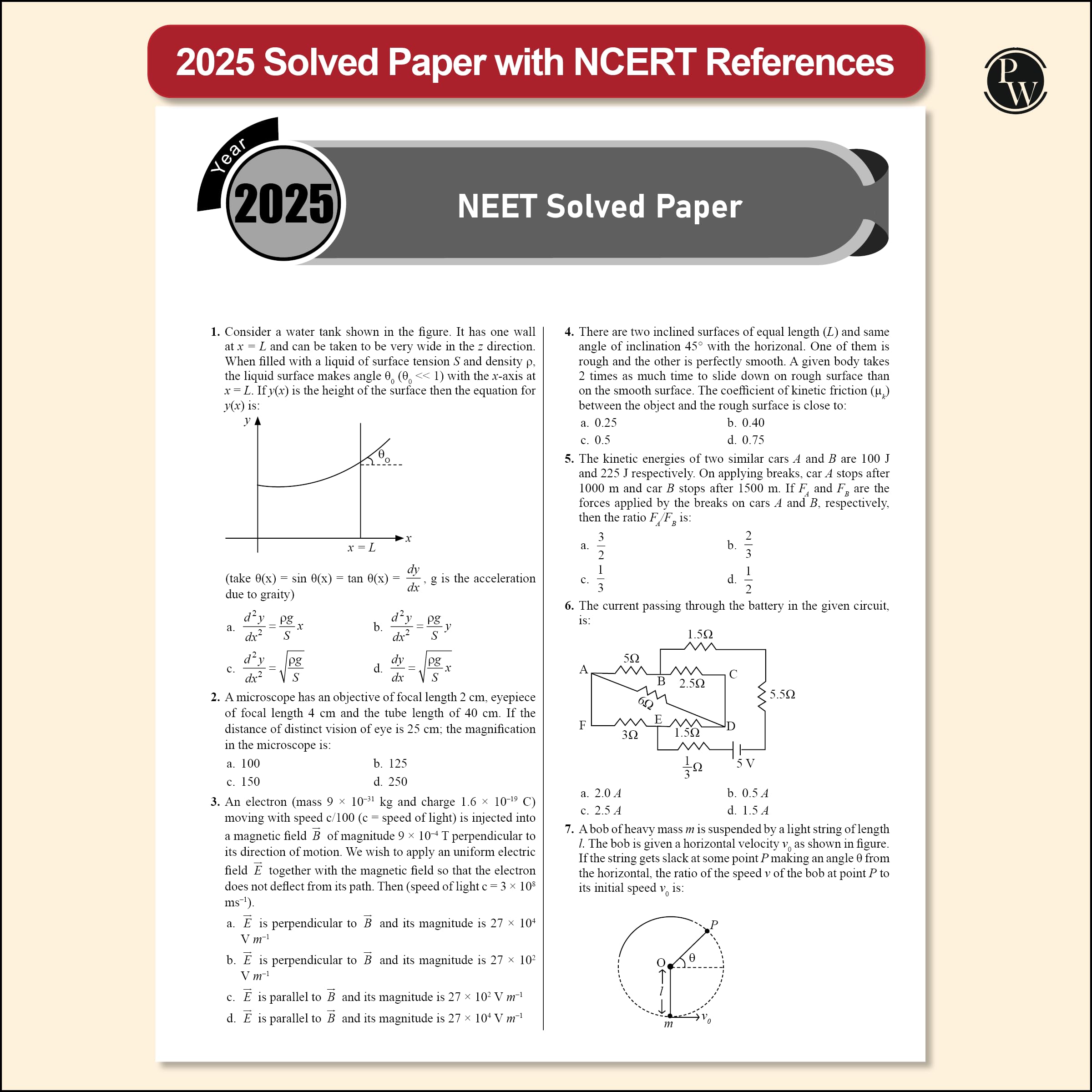 PW 38 Years NEET Previous Year Solved Question Papers Physics, Chemistry and Biology PYQ Combo Set of 3 Books (2025 - 1988) Chapterwise Topicwise Solutions For NEET Exam 2026 [Paperback] PW